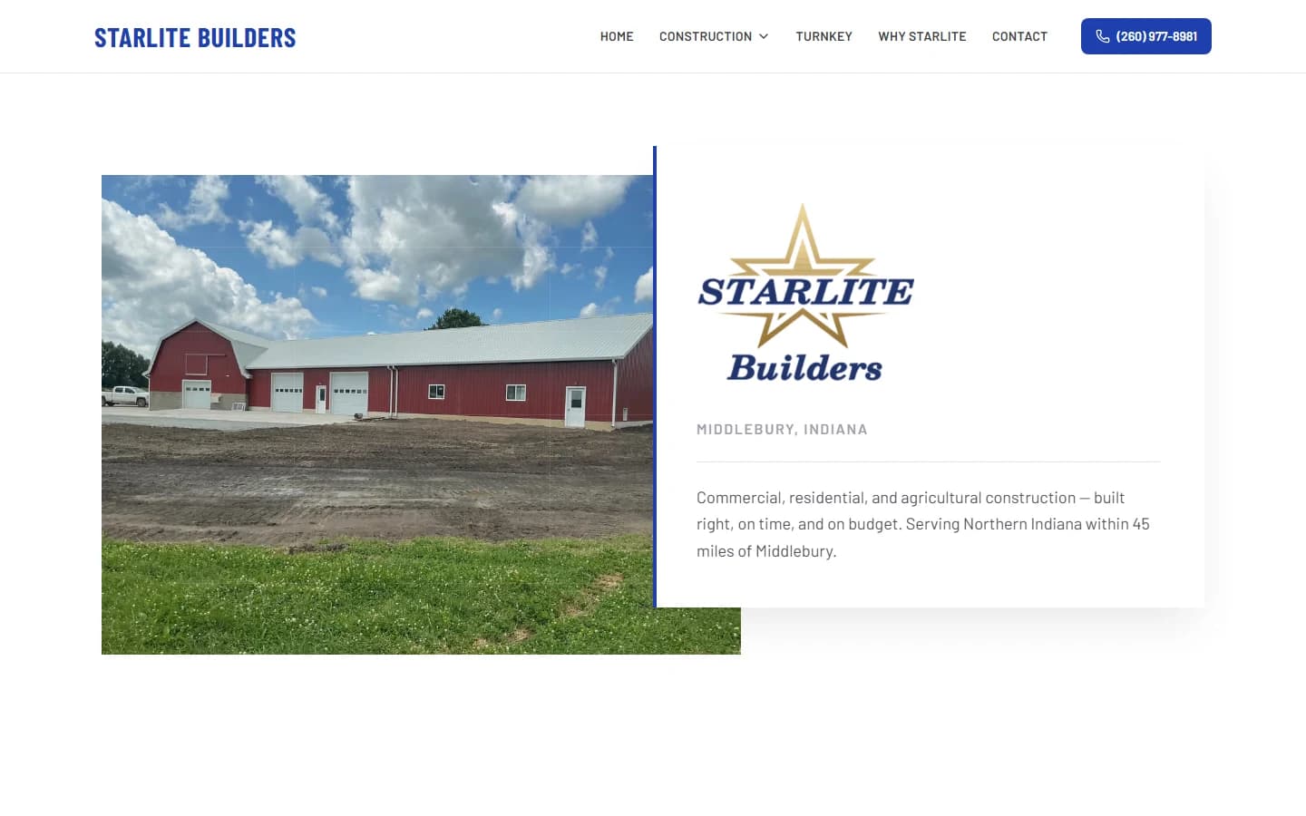 web design for construction companies